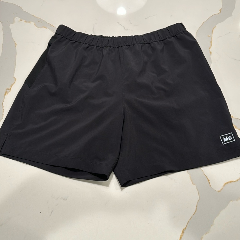Men’s REI Black Running Shorts